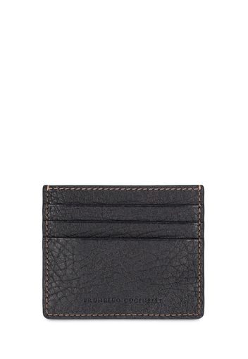 Leather Logo Card Holder