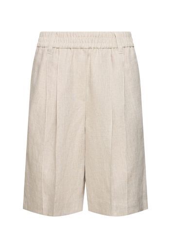 Linen Bermuda Shorts