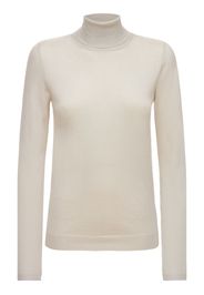 Maglia Collo Alto In Misto Cashmere E Seta