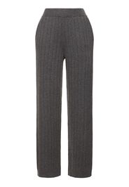 Pantaloni In Cashmere A Costine