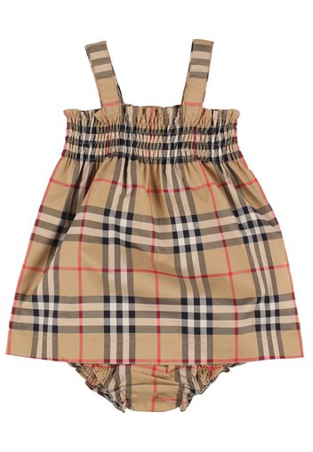 Vestito E Culotte In Cotone Check