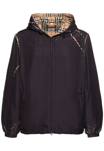 Anorak Hackney Check Con Cappuccio