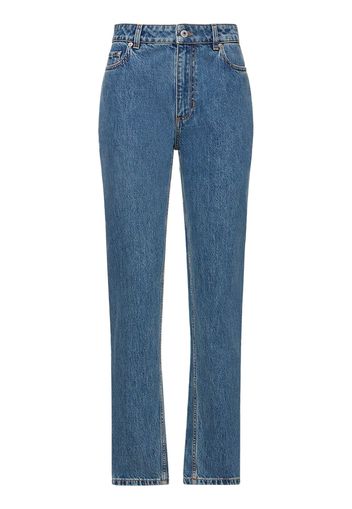 Jeans Vita Alta Balin In Denim Di Cotone