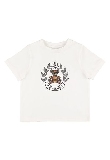 T-shirt In Jersey Di Cotone Con Logo