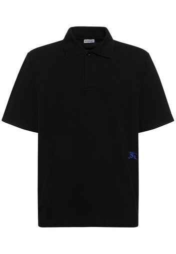 Polo In Cotone Con Logo