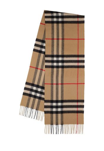 Mu Giant Check Cashmere Scarf