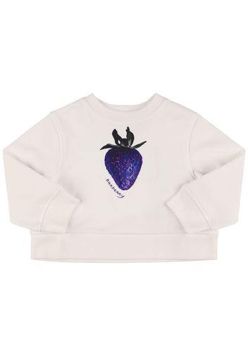 Printed Cotton Jersey Sweatshirt