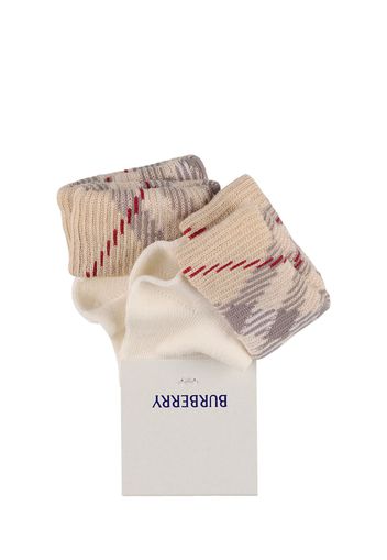 Cotton Blend Knitted Socks