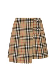 Mini Kilt “zoe” In Lana Check