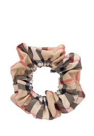 Scrunchie In Cotone Check