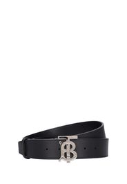 40mm Tb Logo Leather Belt