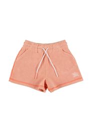 Shorts In Felpa Di Misto Cotone / Logo