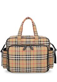 Borsa Fasciatoio In Nylon Check