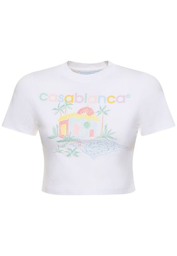 T-shirt Cropped Maison Memphis