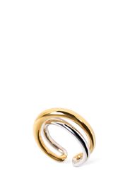 Anello Bague Initial In Vermeil E Argento