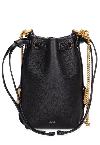 Borsa Micro Marcie Bucket In Pelle