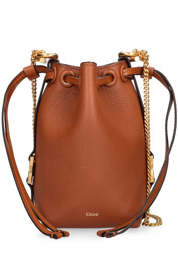 Borsa Micro Marcie Bucket In Pelle