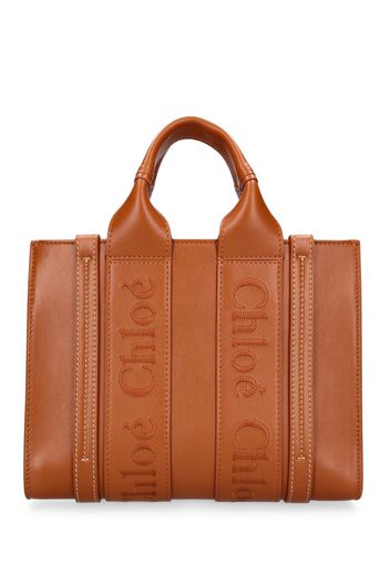 Borsa Shopping Piccola Woody In Pelle