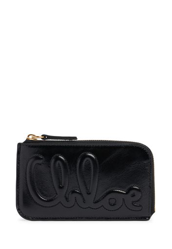 C Chloe Shiny Leather Wallet