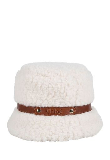 Cappello In Shearling Sintetico