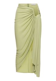 Odessa Draped Viscose Midi Skirt