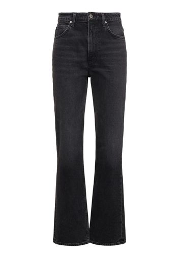 Zurie High Rise Denim Straight Jeans