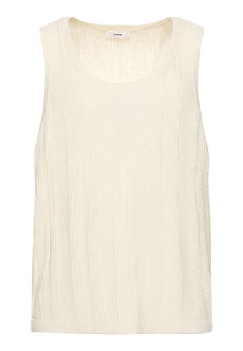 Tank Top In Maglia Texturizzata