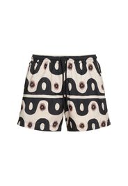 Shorts Mare In Nylon Stampato