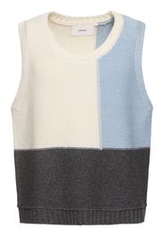 Gile In Maglia Di Misto Lana Color Block