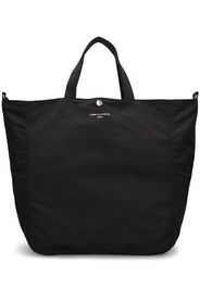 Cotton & Nylon Logo Tote Bag