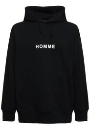 Printed Logo Cotton Hoodie