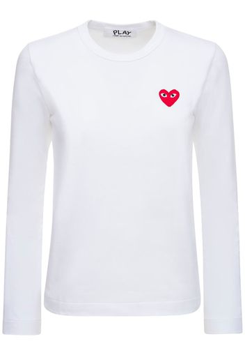 T-shirt In Jersey Di Cotone Con Logo