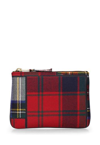 Portafoglio In Lana Tartan Patchwork