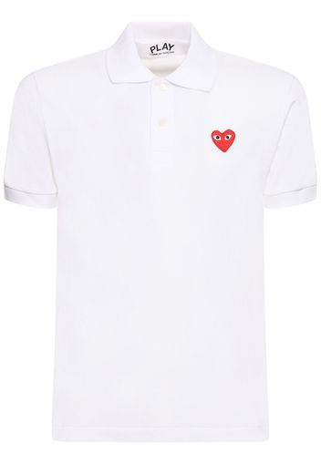 Polo In Cotone Con Logo