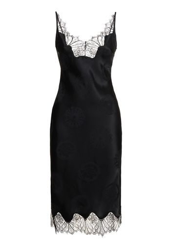 Jacquard Satin Lace Dress