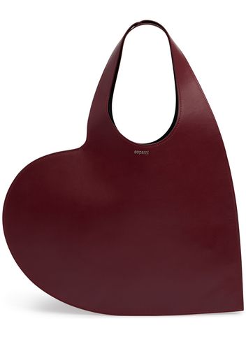 Borsa Shopping Heart In Pelle