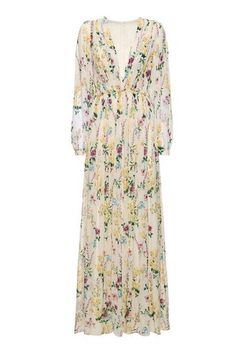 Alya Printed Georgette Long Dress