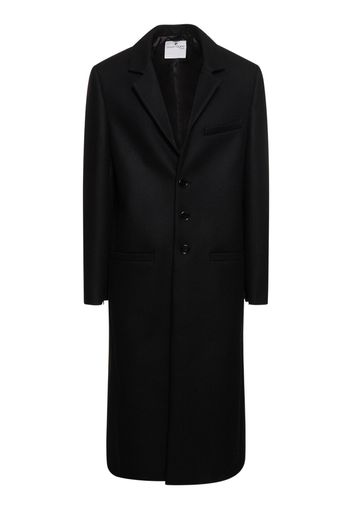 Wool Blend Tailored Coat