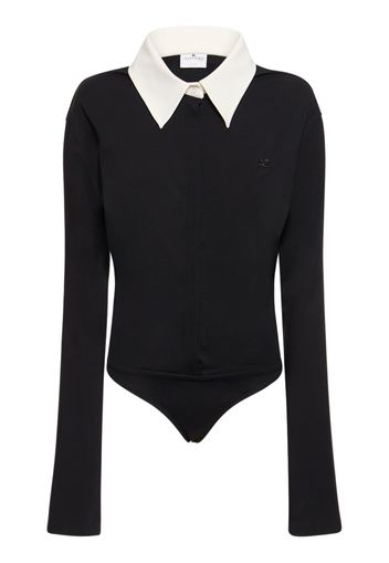 Drop Viscose Jersey Bodysuit