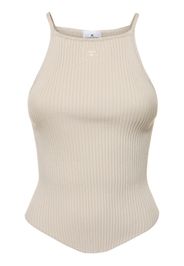 Tank Top Holistic In Maglia A Costine