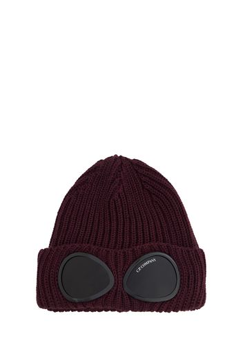 Cappello Beanie In Lana Extra Fine Con Lenti