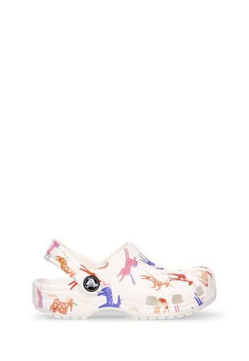 Classic Clog Unicorn Print Rubber Crocs