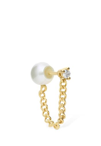 Orecchino Singolo Unchain My Art 18kt Con Perla