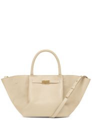 Midi New York Grain Leather Tote Bag