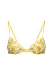 Embroidered Tulle Bra