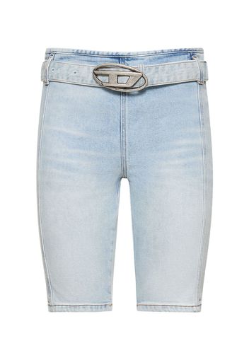 Ginny Belted Denim Shorts