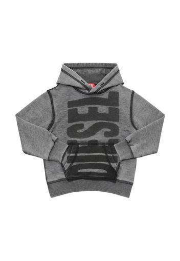 Logo Cotton Hooded Sweatshirt