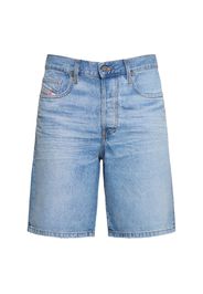 Shorts Regular Fit In Denim Di Viscosa