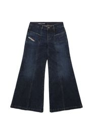 Jeans Larghi In Cotone Stretch