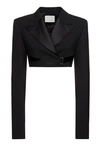 Blazer Cropped In Interlock